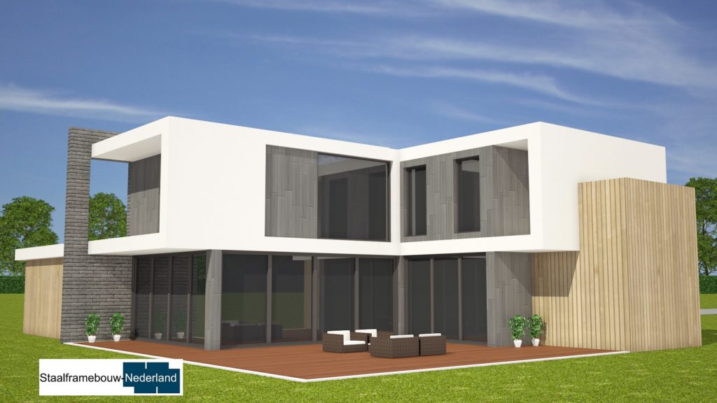 Staalframebouw nederland moderne-kubistische woningen ontwerpen en bouwen M131 2